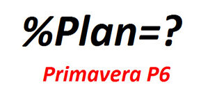 percent Plan in primavera p6